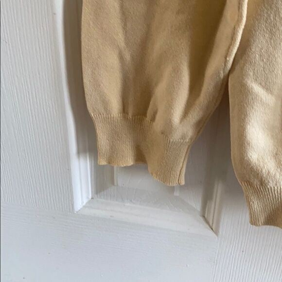 Cynthia Steefe Tan Short Ruffle Cardigan Sweater - Picture 5 of 7